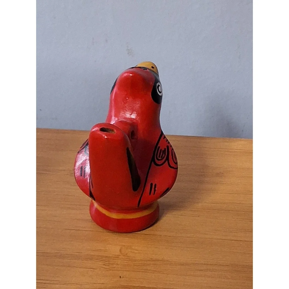 Vintage Peruvian Bird Water‎ Whistle, Hand-Painted VGVC!